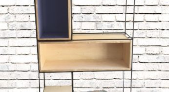 Estante Industrial de ferro Minimalista (1,80 x 0,90 x 0,40)