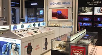 Retrofit Michael Kors monitor- Dufry GRU T2 Departures